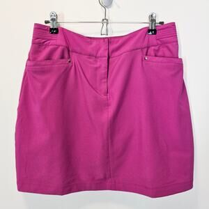 Tail Pink Fuchsia Golf Outdoor‎ Preppy Skort Pockets Modest Skirt Size 10